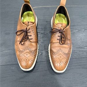 Men's Brown Leather Brogue Shoes